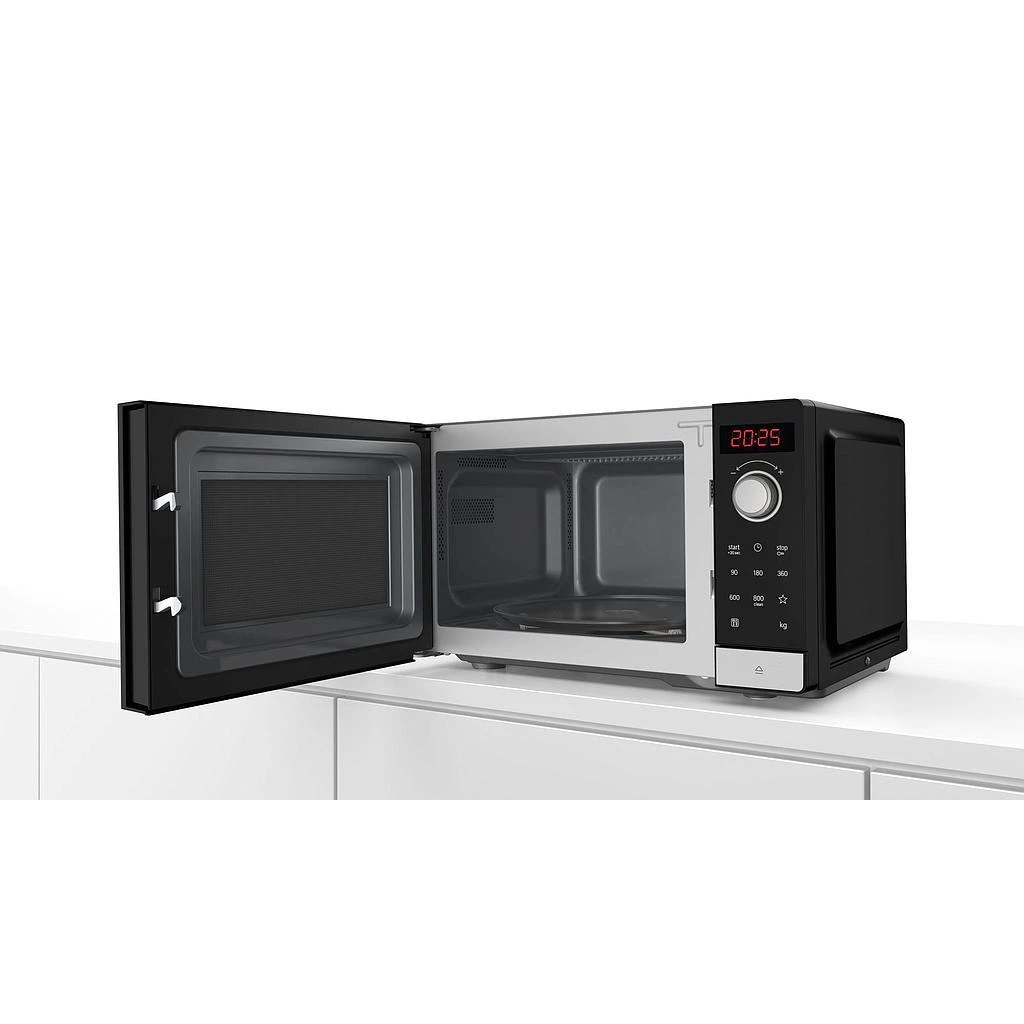 Bosch FFL023MS2 Serija 2, Laisvai statoma mikrobangų krosnelė, 44 x 26 cm, Nerūdijančio plieno