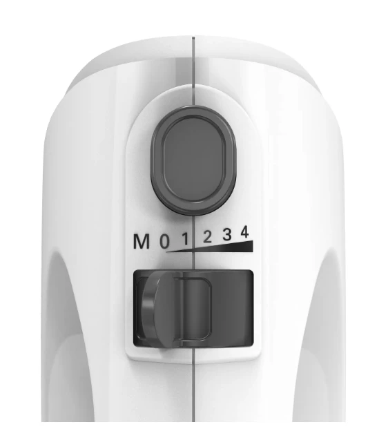 Bosch MFQ24200 Rankinis maišytuvas, CleverMixx, 400 W, Baltas, šiaušto nerūdijančio plieno