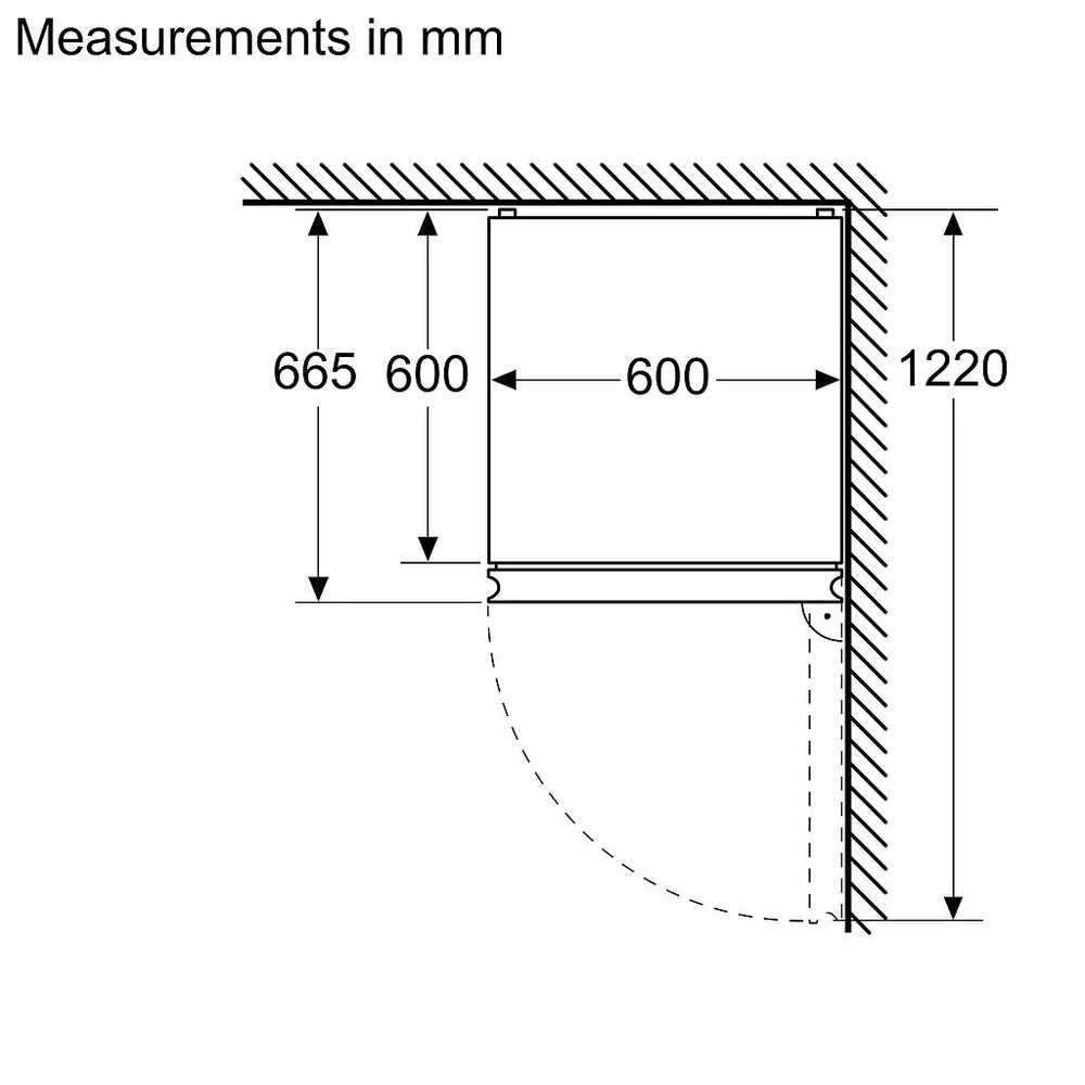 Bosch KGN362WCF Serija 4, Laisvai statomas šaldytuvas-šaldiklis su šaldiklio skyriumi apačioje, 186 x 60 cm, Baltas, Total No Frost