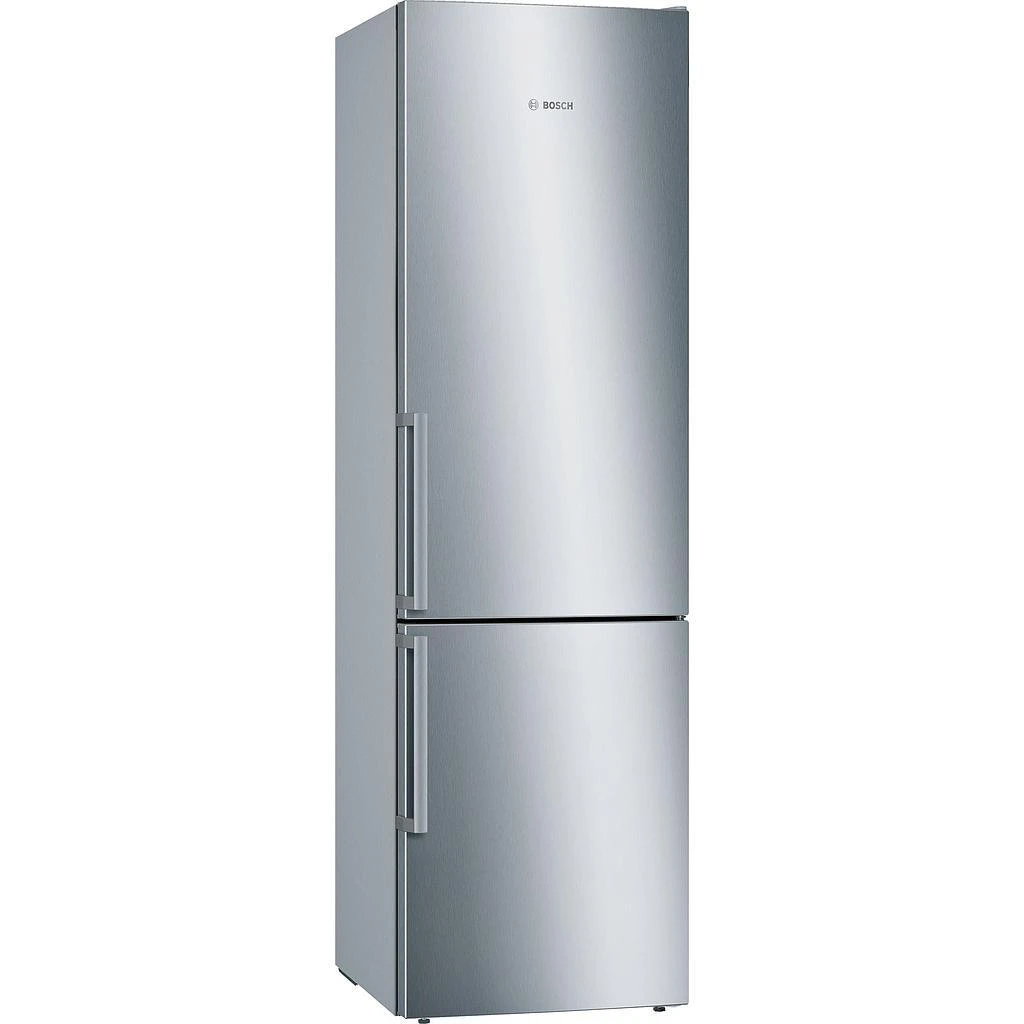 Bosch KGE398IBP Serija 6, Laisvai statomas šaldytuvas-šaldiklis su šaldiklio skyriumi apačioje, 201 x 60 cm, Nerūdijančio plieno