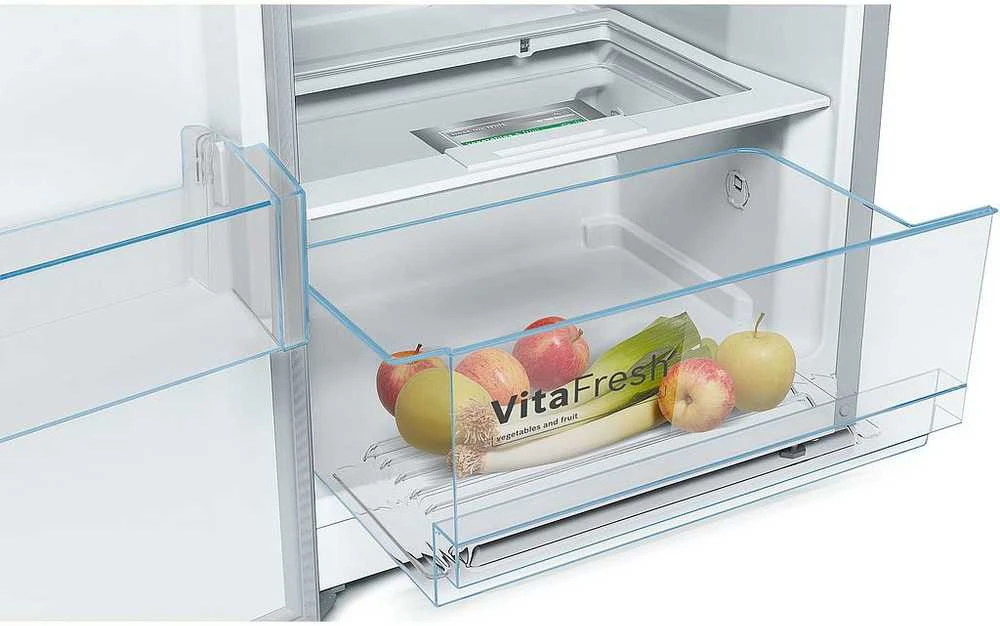 Šaldytuvas Bosch KSV36CIDP 4 serija, Nerūdijančio plieno (atsparus pirštų antspaudams)