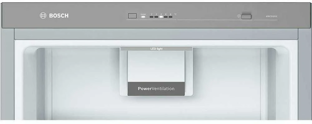 Šaldytuvas Bosch KSV36CIDP 4 serija, Nerūdijančio plieno (atsparus pirštų antspaudams)