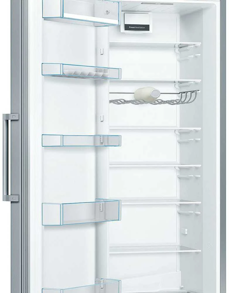 Šaldytuvas Bosch KSV36CIDP 4 serija, Nerūdijančio plieno (atsparus pirštų antspaudams)