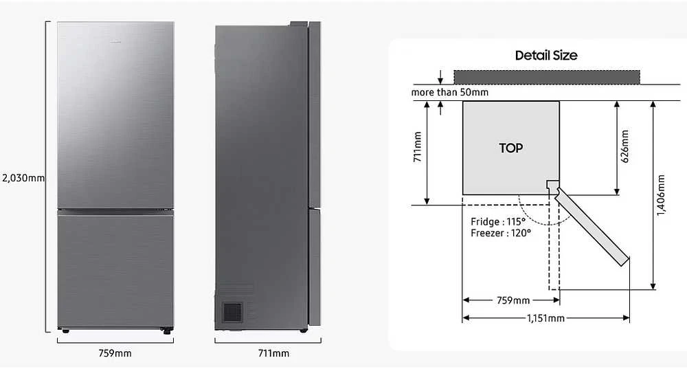Šaldytuvas Samsung RB53DG703ES9EO