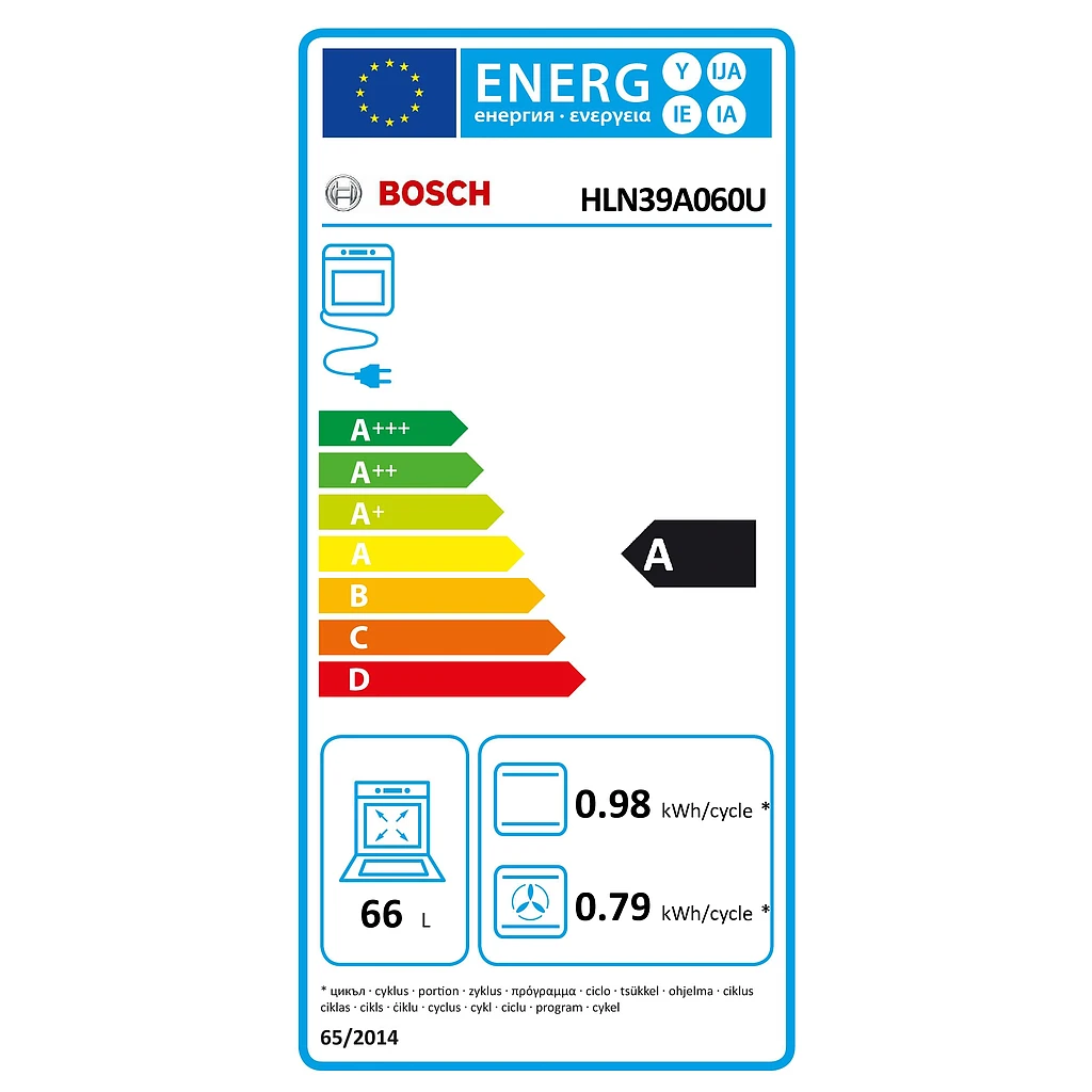 Indukcinė viryklė Bosch HLN39A060U, juoda