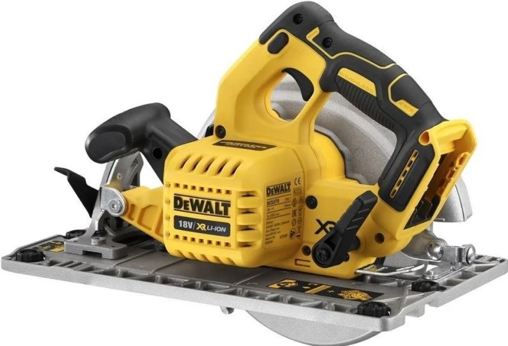DEWALT diskinis pjūklas DCS572N 18V 184mm be akumuliatoriaus ir kroviklio