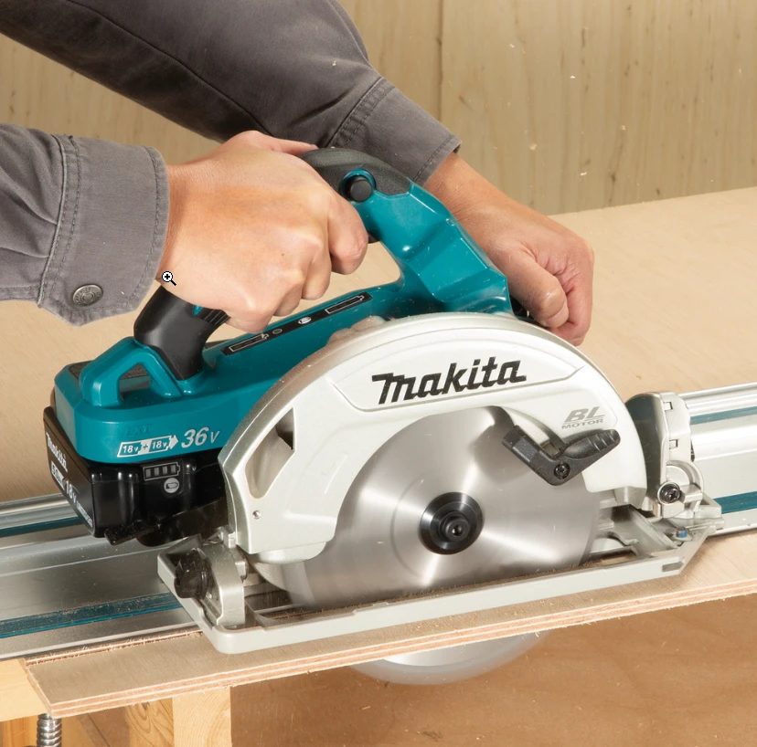 Makita DHS782Z Akumuliatorinis diskinis pjūklas, 2x18V, 62,5 mm, ø190x30mm, Be akumuliatorių ir kroviklio!