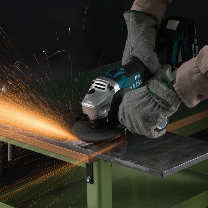 Makita Akumuliatorinis kampinis šlifuoklis DGA506Z 18V, 125mm (Be akum. ir kroviklio)