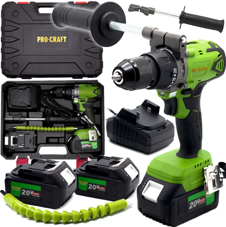 ProCraft PA18BL pilnas įrankių rinkinys su priedais