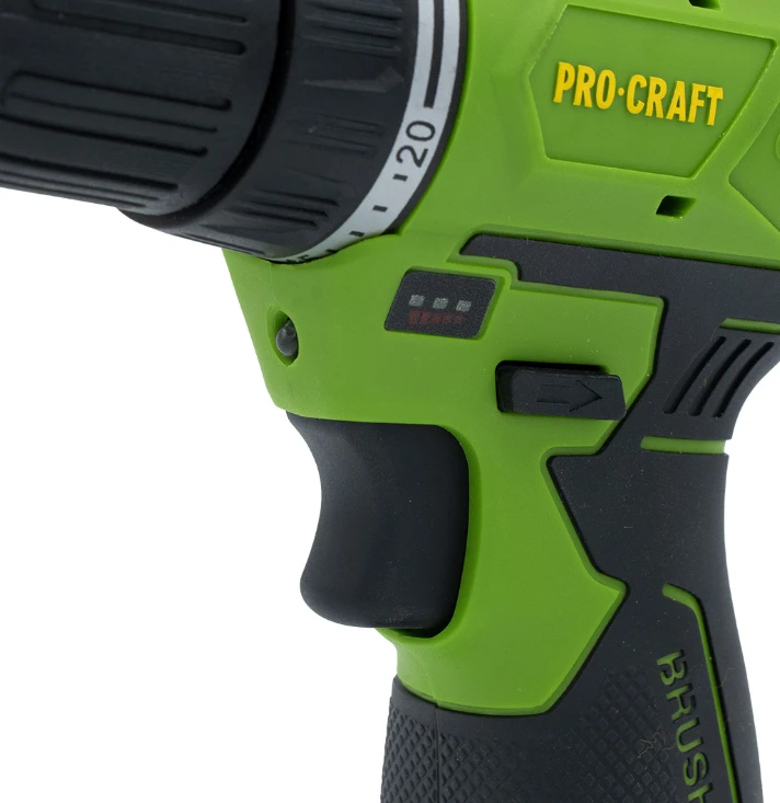 ProCraft PA12BL korpusas ir valdymo mygtukai