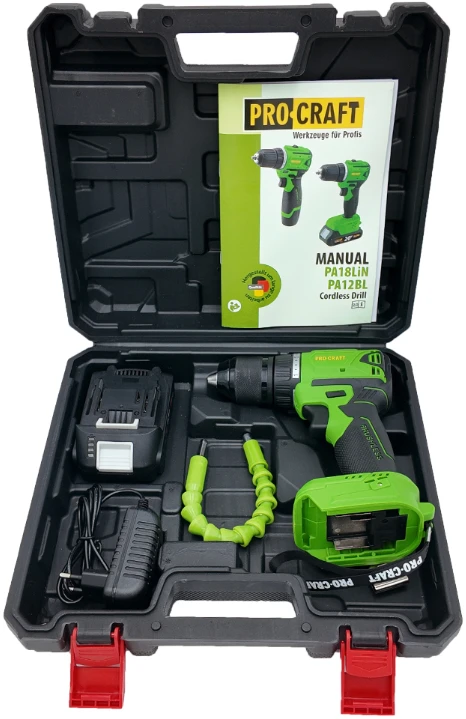 ProCraft PA18LiN suktuvas su priedais lagamine