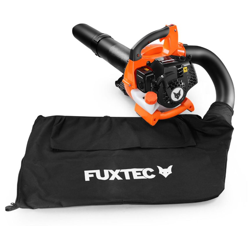 Fuxtec benzininis lapų pūstuvas-siurblys su smulkintuvu 71 m/s FX-LBS126