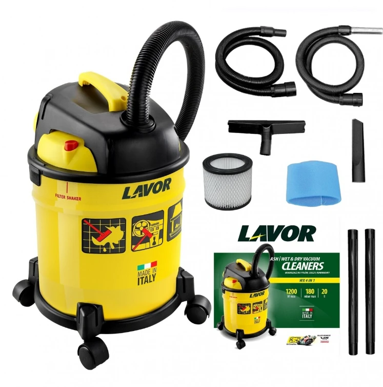 Sauso bei drėgno valymo dulkių ir pelenų siurblys Lavor Freddy WX 4in1