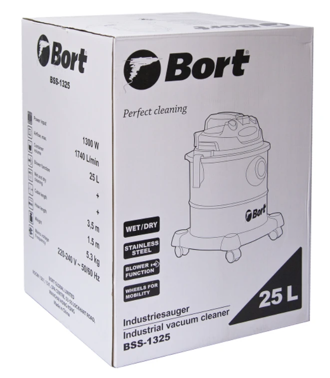Statybinių dulkių valymo siurblys BORT BSS-1325