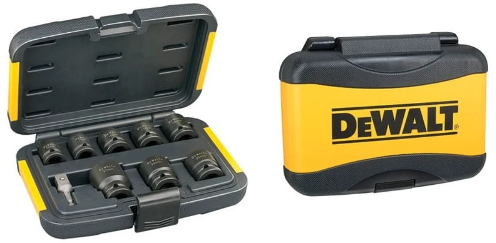 Sukimo galvučių rinkinys DeWalt DT7507, 9vnt. 1/2"