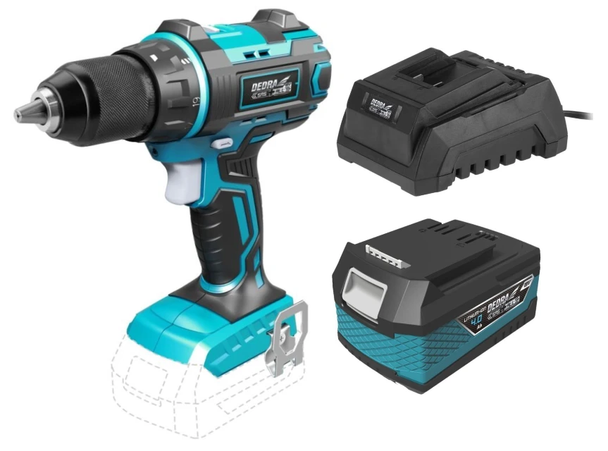 Suktuvas - gręžtuvas DEDRA DED7041, 18V (DED7034, DED7038)