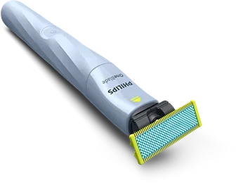 Philips OneBlade 1st Shave melsvas korpusas su geltonu peiliuku