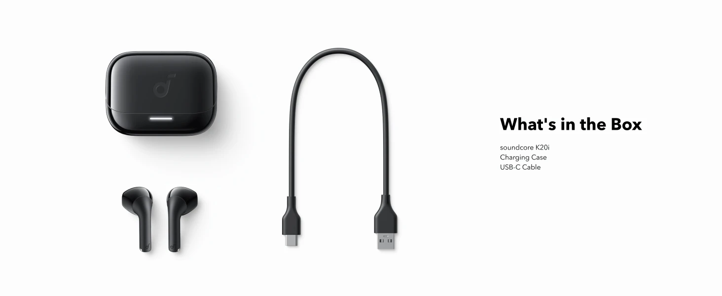 Belaidės ausinės Anker Soundcore K20i, Violetinės spalvos aprašymas - Prekės nuotrauka
