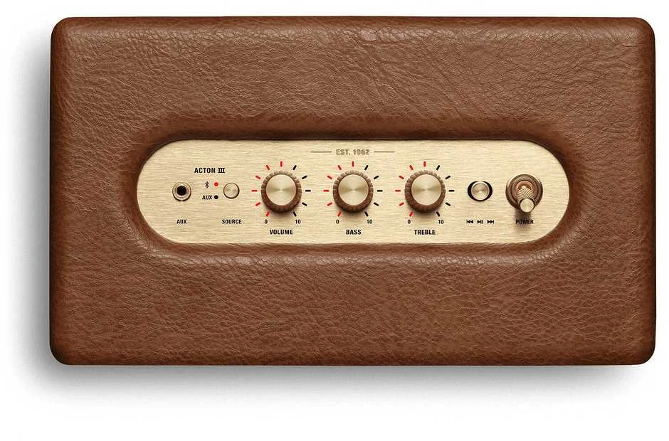 Garso kolonėlė Marshall Acton III Bluetooth Rudos spalvos