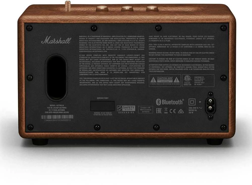 Garso kolonėlė Marshall Acton III Bluetooth Rudos spalvos