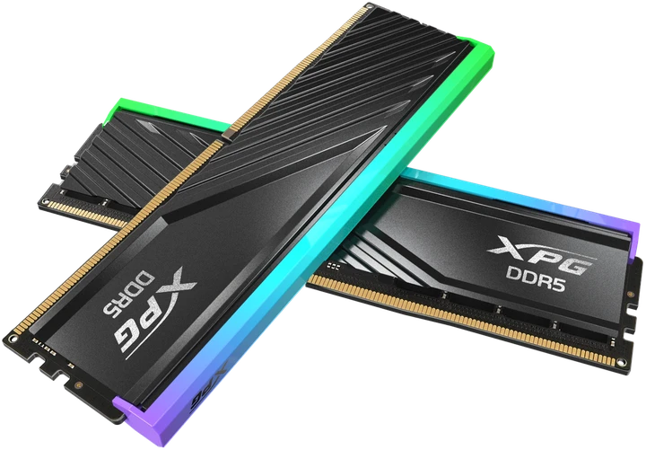 RAM ADATA XPG LANCER, 2 x 16 GB, Juodos spalvos, RGB (AX5U6000C4816G-DTLABRBK)