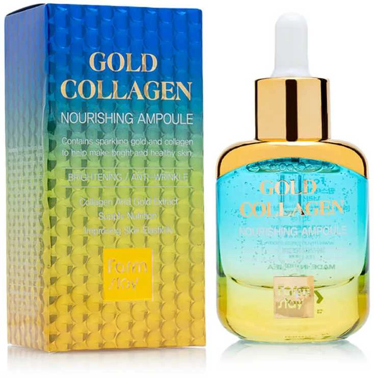 Veido serumas FarmStay Gold Collagen maitininantis Ampoule 35 ml