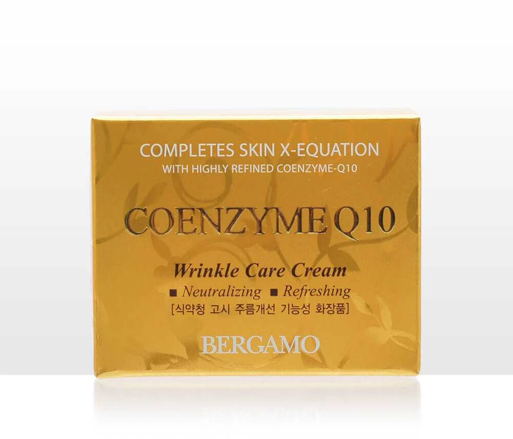 Veido kremas nuo raukšlių su ubichinonu BERGAMO COENZYM Q10, 50 ml