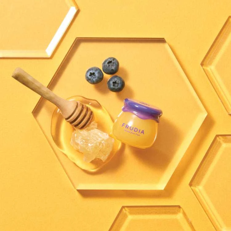 FRUDIA BLUEBERRY HYDRATING HONEY lūpų balzamas, 10 ml