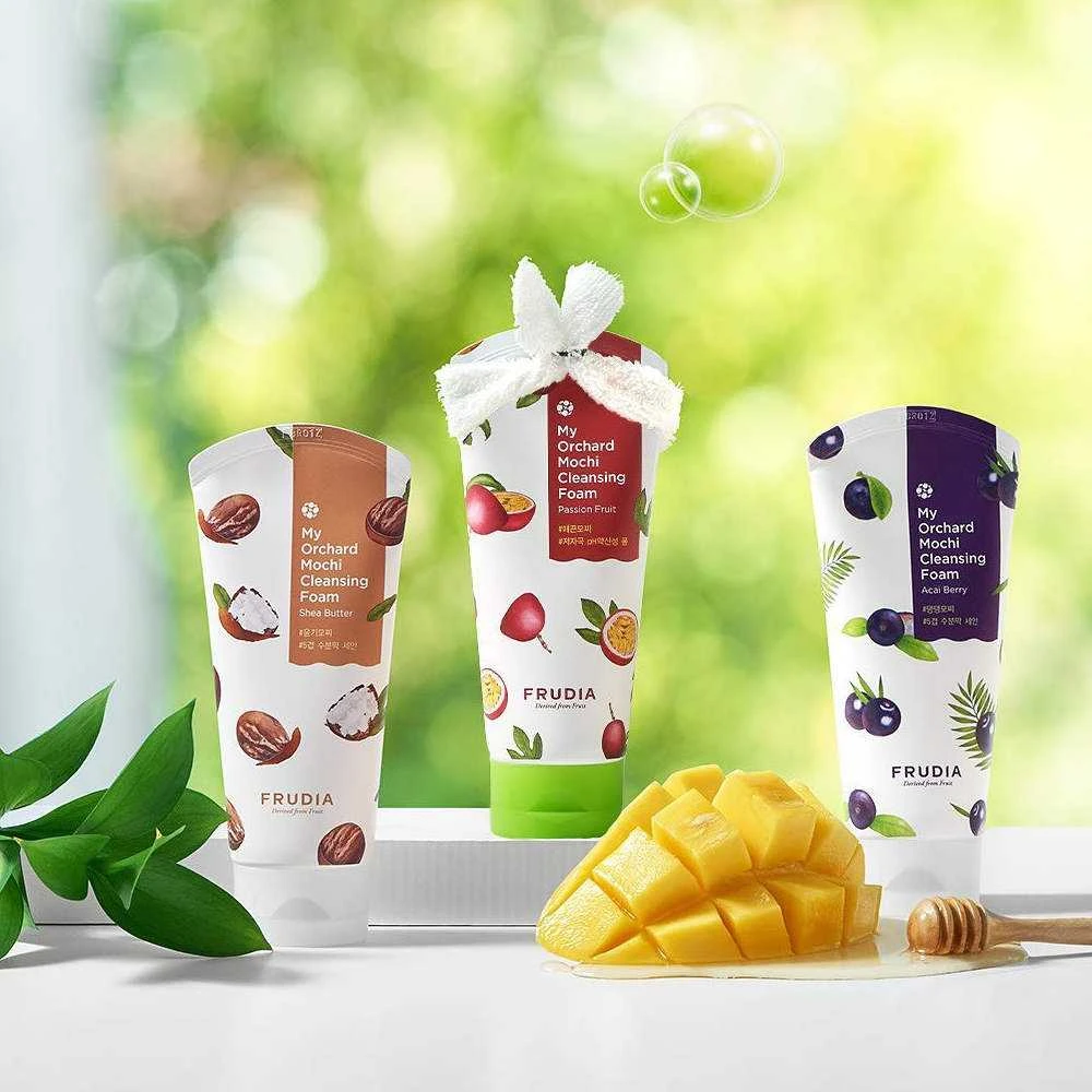 Frudia My Orchard Mochi valomosios putos su taukmedžio sviestu 120ml