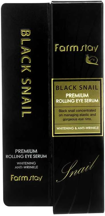 Paakių serumas FarmStay Juodas Snail Premium Rolling Eye Serum 25 ml