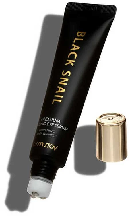 Paakių serumas FarmStay Juodas Snail Premium Rolling Eye Serum 25 ml