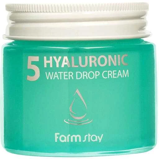 Veido kremas FarmStay Hyaluronic 5 Vanduo Drop Kreminis 80 ml