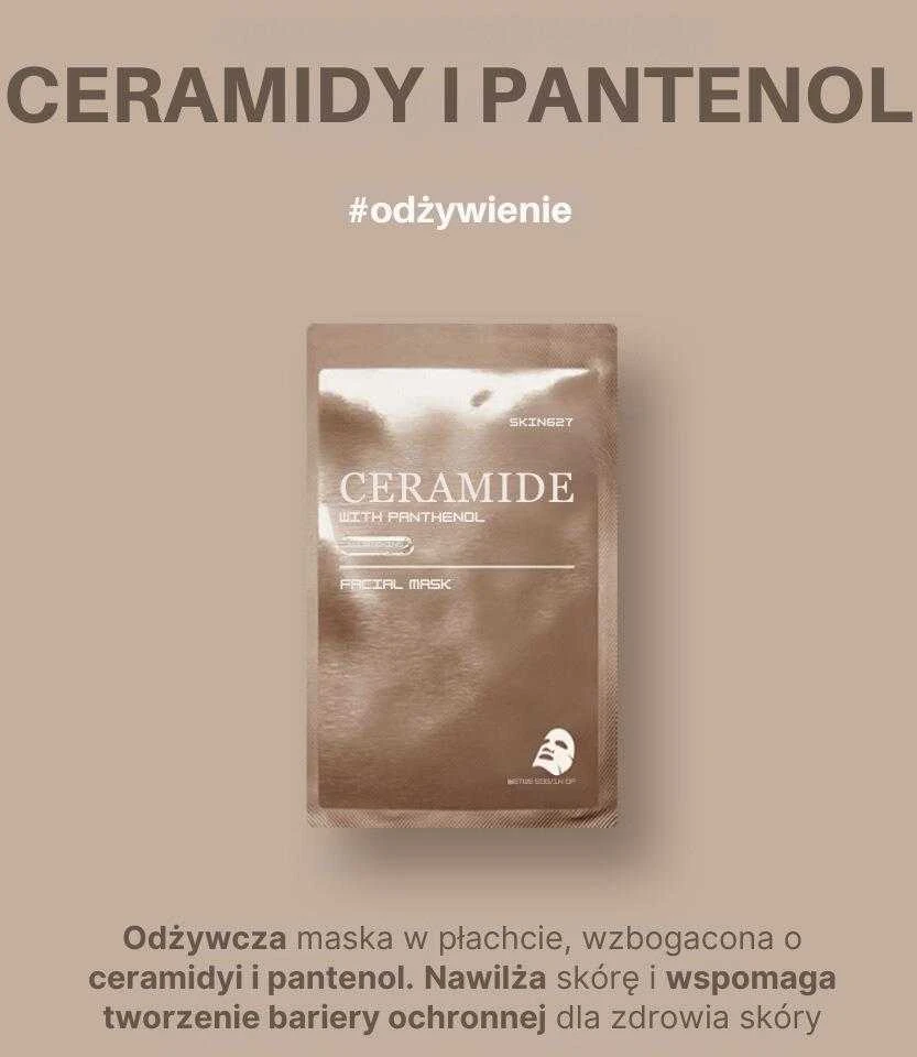 Mediheal SKIN627 Maitinamoji veido kaukė su keramidais ir pantenoliu, 22 ml