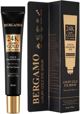 Bergamo Prabangus auksinis akių serumas 30ml