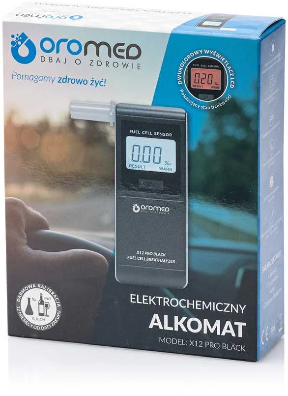 Alkotesteris Oromed X12 PRO, Tamsiai mėlynas