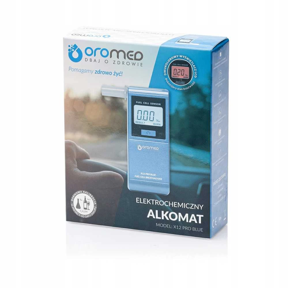 Nezatříděno Mėlyna ALKOTESTERIS Oromed X12 PRO Mėlynas