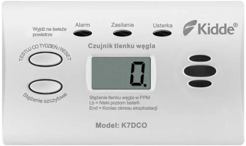 DPM Anglies monoksido jutiklis Kidde K7DCO