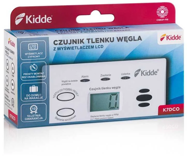 DPM Anglies monoksido jutiklis Kidde K7DCO