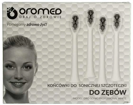 Oro-med Oromed Head galvučių rinkinys ORO SONIC PROFESSIONAL Baltas sonic dantų šepetėliui