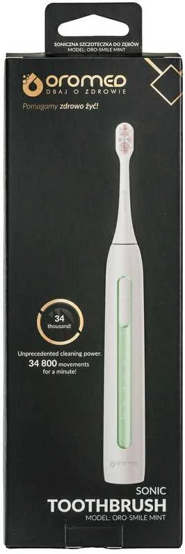 Oro-med Dantų Šepetėlis - ORO-SMILE MINT 45000 Smūgių Įkraunamas Mėtinė