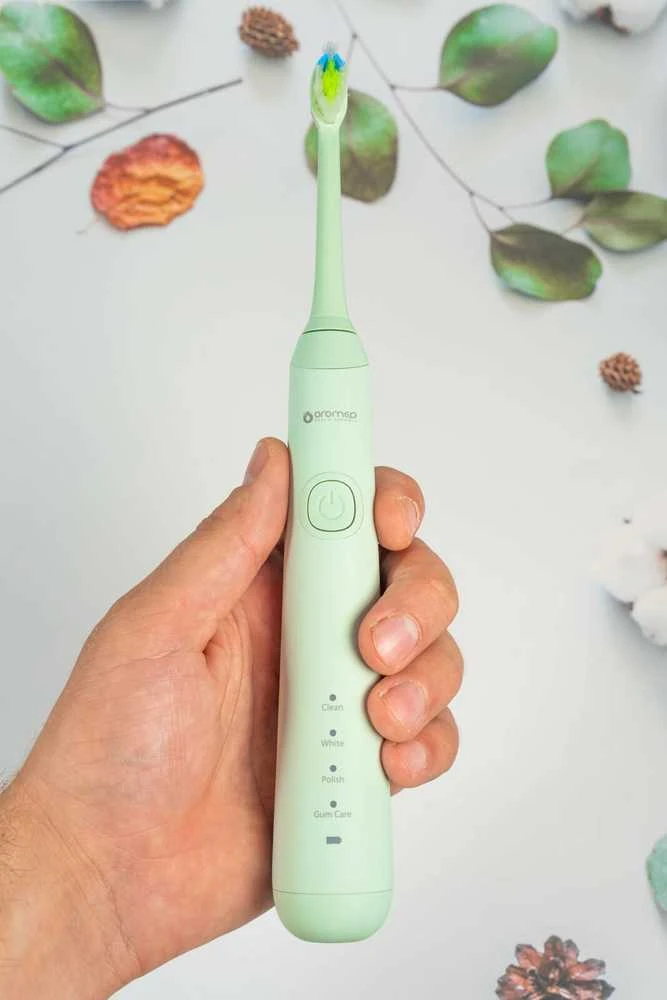 Oro-med Dantų Šepetėlis - ORO-SONIC PROFESSIONAL Žalias 2000mAh Įkraunamas
