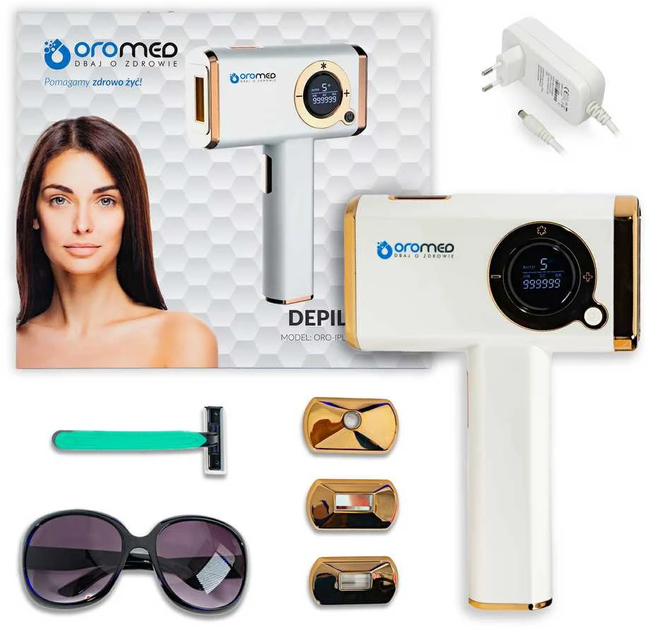 Oromed ORO-IPL ICE depiliatoriaus pilnas komplektas