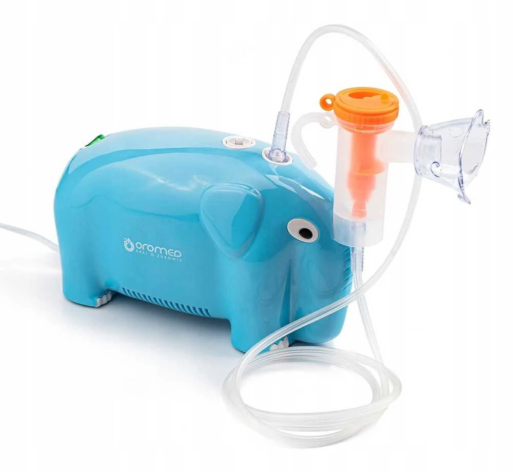 Oro-med Pneumatinis stūmoklinis inhaliatorius HI-TECH MEDICAL GOLD-MED. GOLD-BABY NEB (mėlyna spalva)