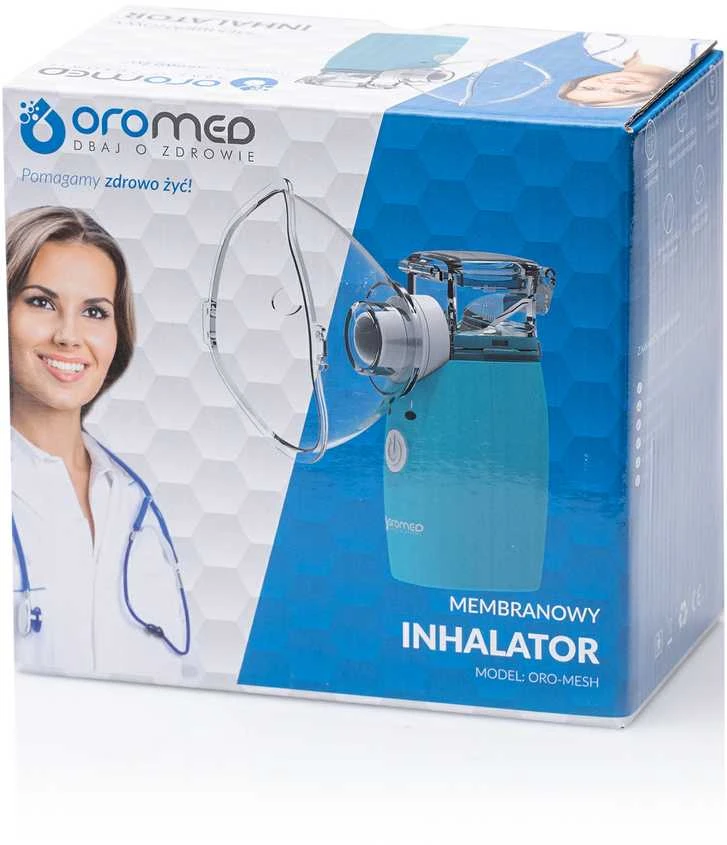 Hi-tech Oro-med Nešiojamasis Inhaliatorius - Oromed Oro-Mesh Su Maitinimo Šaltiniu