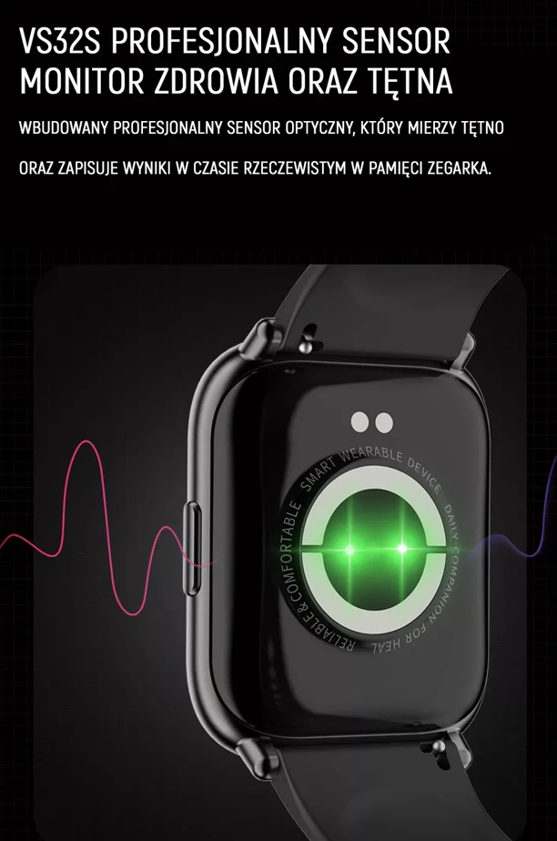 Išmanusis laikrodis Oro Fit Pro GT, Juodas