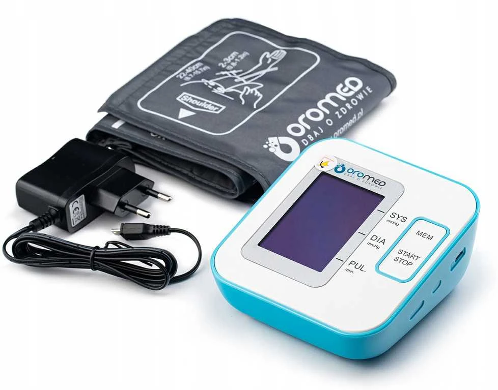 Elektroninis rankos kraujospūdžio matuoklis OROMED N3 COMPACT USB + maitinimo šaltinis