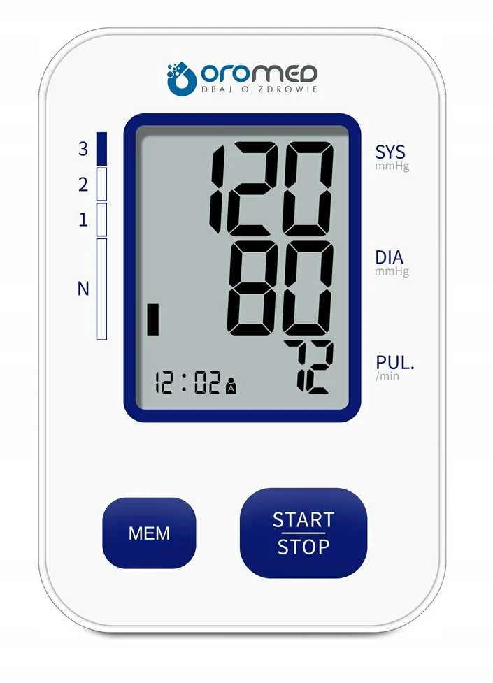 OROMED ORO-BP 1 elektroninis viršutinės rankos dalies kraujospūdžio matuoklis