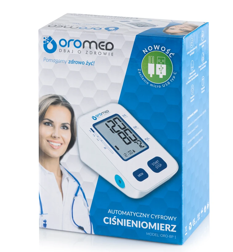 OROMED ORO-BP 1 elektroninis viršutinės rankos dalies kraujospūdžio matuoklis