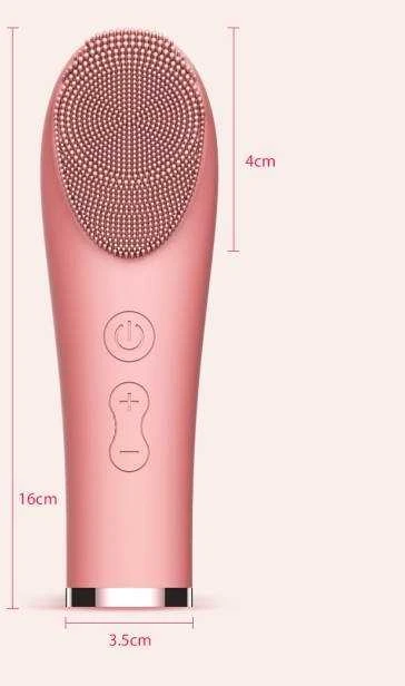 Oro-med Sonic šepetėlis makiažui valyti ir veido masažui atlikti, Oranžinis