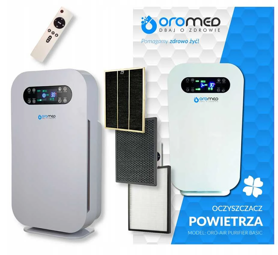 Oro-med Oro valytuvas Air Purifier Basic, baltos spalvos